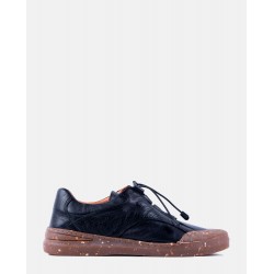 Zapato plano Quebec 002 negro