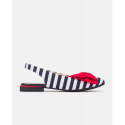 Zapato plano BARRIE-001 azul