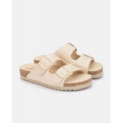 Sandalia plana Noja 003 blanco