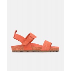 Sandalia plana ONS-017 naranja