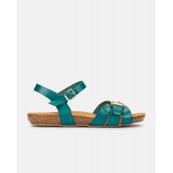 Sandalia plana Ibiza 185 azul