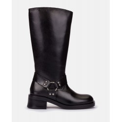Bota plana SPA-004 NEGRO