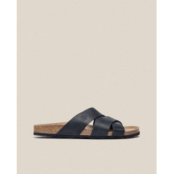 Sandalia plana Macam 217 negro