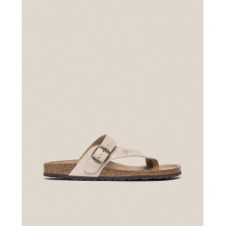 Sandalia plana Macam 203 beige
