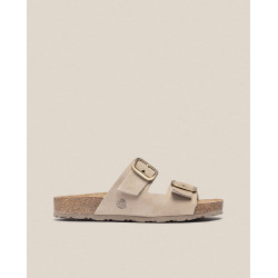 Sandalia plana Jerba 136 beige