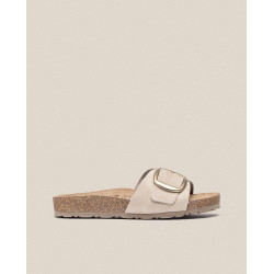 Sandalia plana Jerba 114 beige