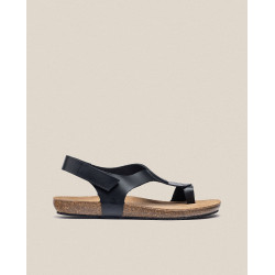 Sandalia plana Ibiza 174 negro