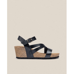 Sandalia cuña Cadiz 302 negro