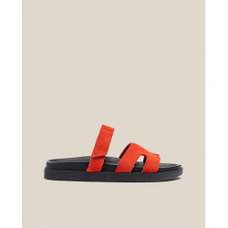 Sandalia plana Morena 125 rojo