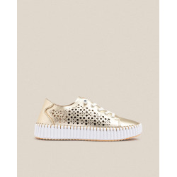 Zapato plano Sintra 002 dorado