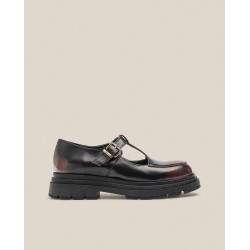 Zapato plano CHAM-003 burdeos