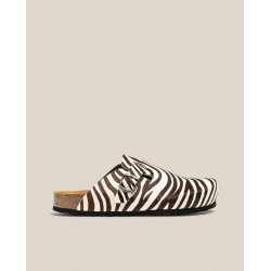 Zapato plano ZUECO-599 cebra