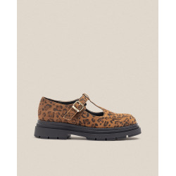 Zapato plano CHAM-003 leopardo
