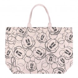 BOLSO ASAS ALGODÓN MICKEY Beis